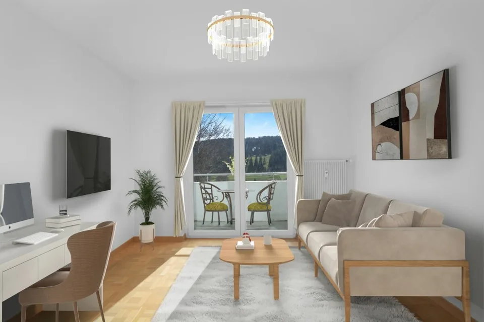 Tramelan, bel appartement de 3.5 pièces au rez supérieur