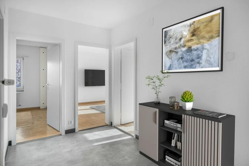 Tramelan, schönes 3.5-Zimmer-Apartment im oberen Erdgeschoss