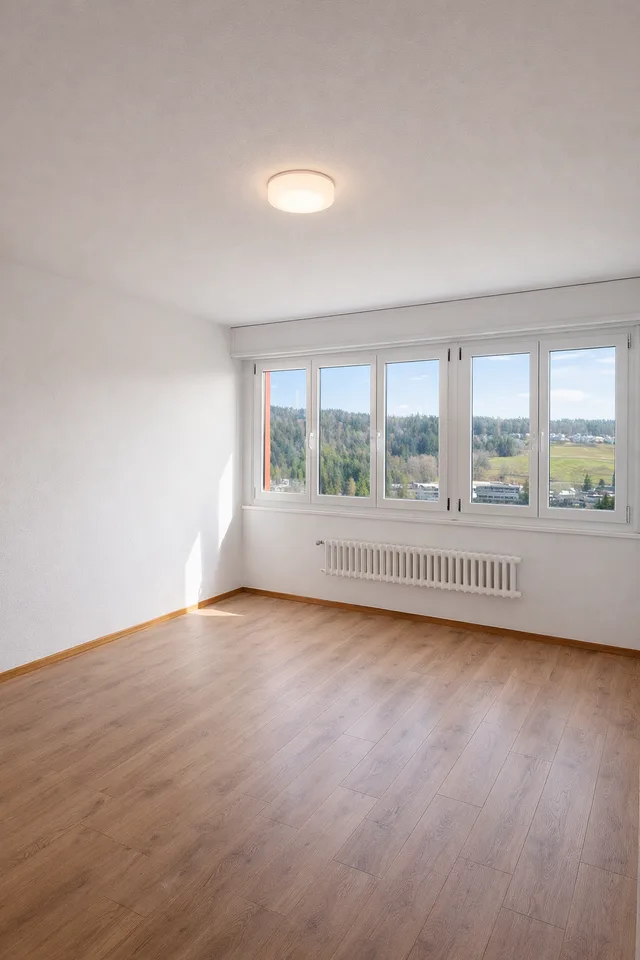 Zweieinhalb-Zimmer-Wohnung in La Chaux-de-Fonds – komplett renoviert und hell! – Foto 6 von 7