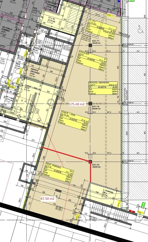 Depositio di stoccaggio di 243 m²