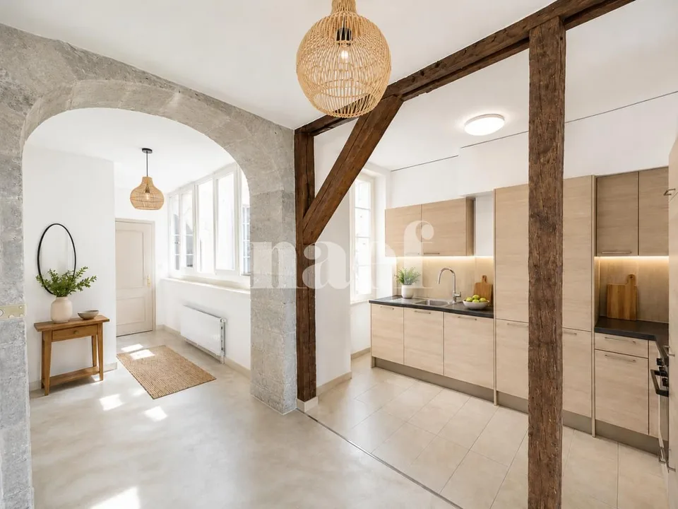 Quais de Rive - Bel appartement avec cachet de 3.5 pièces au 1er étage face au lac