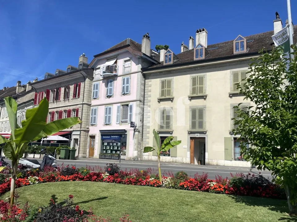 Quai di Rive - Bel appartamento con fascino di 3.5 locali al 1° piano affacciato sul lago