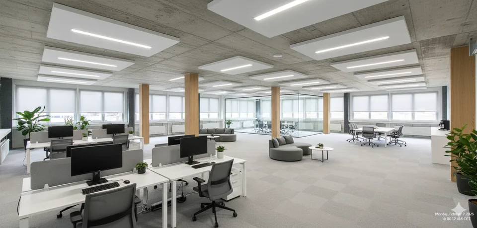 1500m² - Flexible Bürofläche an der A1