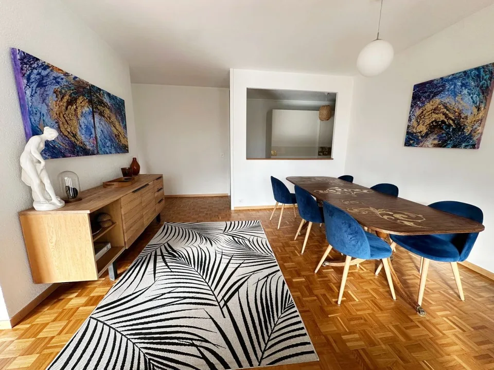 SOUS-LOCATION - Bel appartement meublé de 7.5p / 4 CHB / Balcon