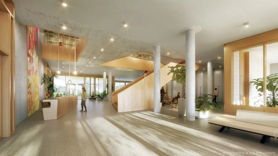 1'450 m² Schaufenster im Erdgeschoss: Showroom, Café oder Praxis im Main Campus, Basel