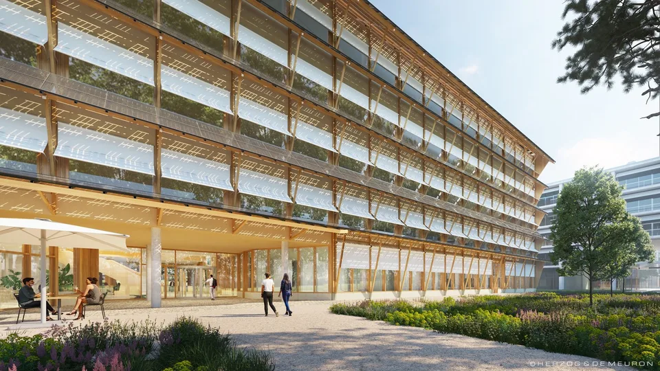 1'450 m² Schaufenster im Erdgeschoss: Showroom, Café oder Praxis im Main Campus, Basel