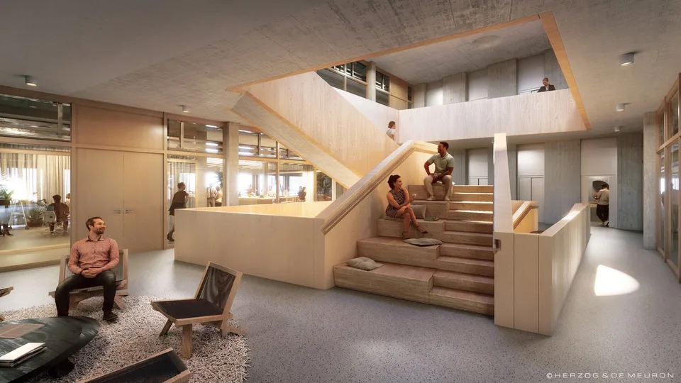 1'450 m² Schaufenster im Erdgeschoss: Showroom, Café oder Praxis im Main Campus, Basel