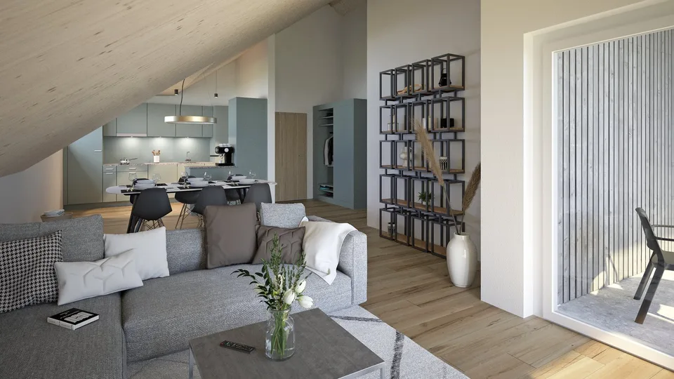 Diverse nuove appartamenti mansardati 3½ locali a Stüsslingen