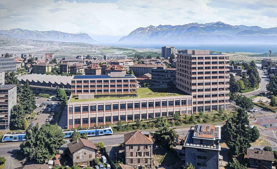 Uffici e laboratori divisibili da 350 m2 in affitto a Ecublens