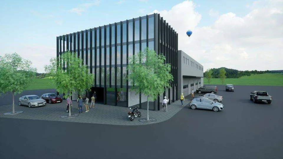 LUGANO BARBENGO: BUREAU MODERNE AVEC EMPLACEMENTS DE STATIONNEMENT