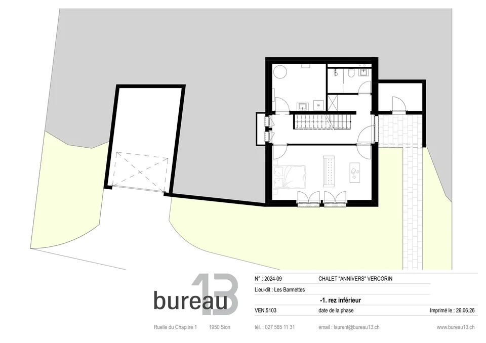 Vercorin - Chalet Anniviers con garage-box, inizio lavori maggio 2025