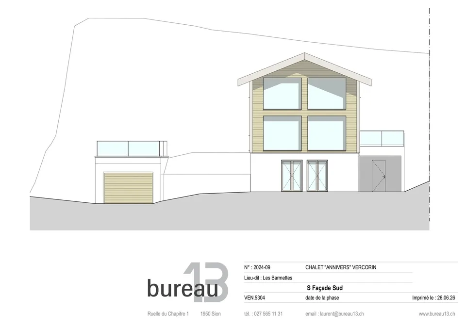 Vercorin - Chalet Anniviers con garage-box, inizio lavori maggio 2025