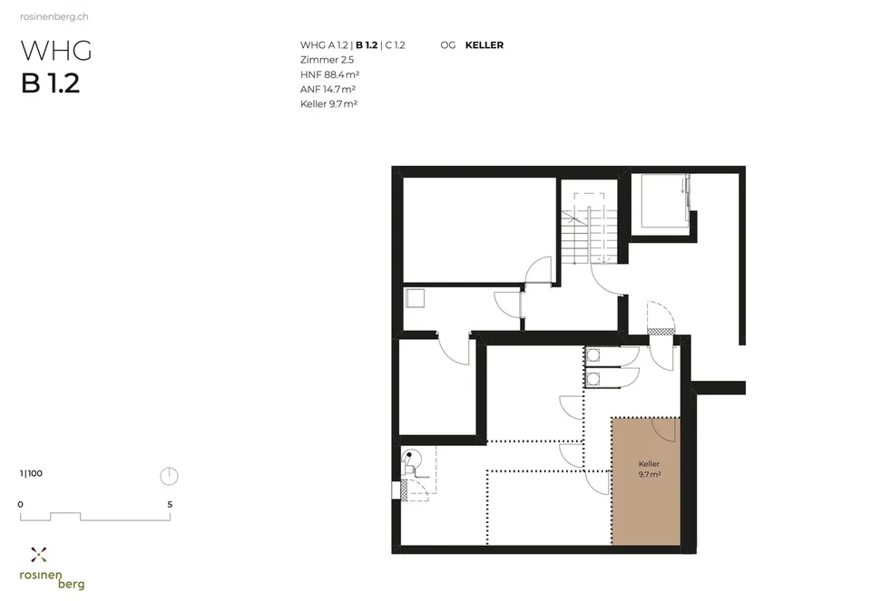 2.5 Zimmer Wohnung in Diessenhofen – foto 12 di 12