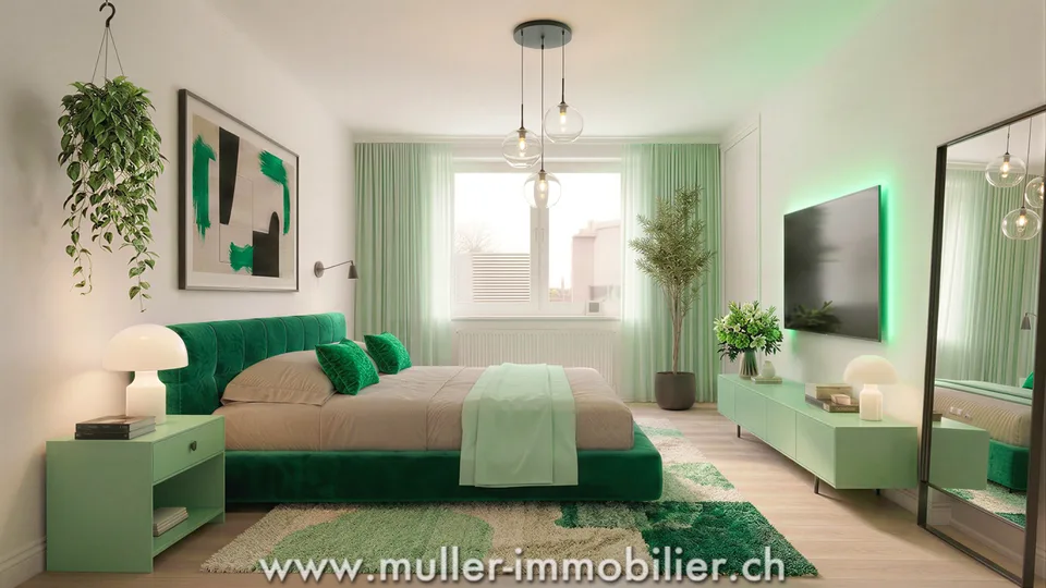 Schönes helles Apartment mit Balkon, vorteilhafte Finanzierung!
