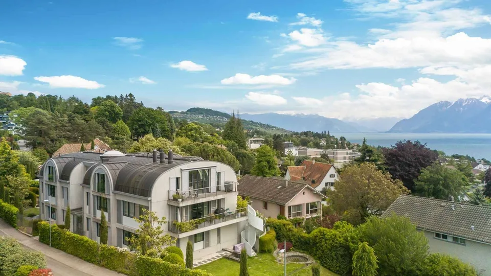 Attico eccezionale con vista panoramica sul Lago di Ginevra