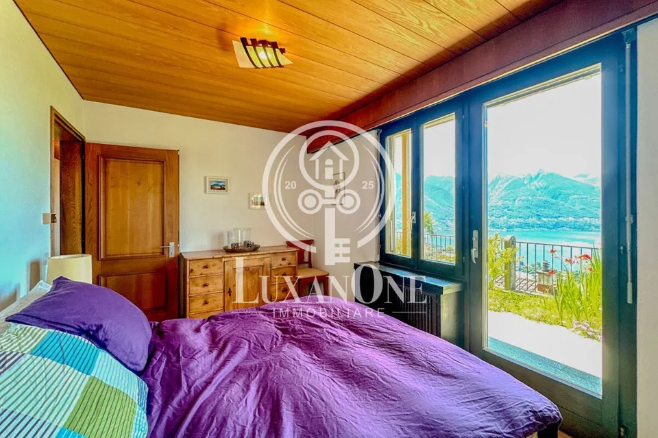 Fascino ticinese e panorama mozzafiato – 4.5 locali con vista lago a 180° – foto 13 di 18