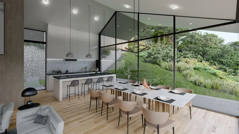 Parcelle avec permis en force et projet pour une villa individuelle