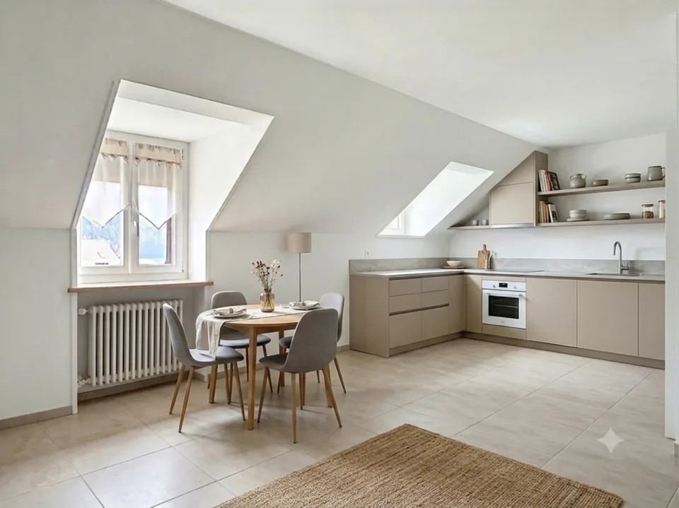 Prächtiges Potenzial für dieses 5-Zimmer-Duplex zur Personalisierung