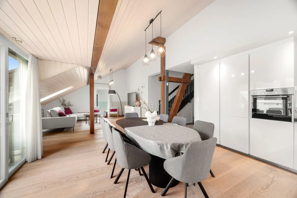 À vendre - Superbe duplex de 4,5 pièces à Bulle avec vue imprenable sur le Moléson