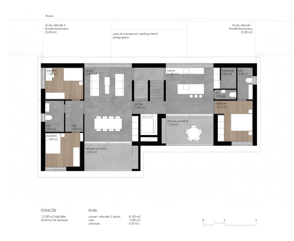 4.5 Zimmer Attikawohnung in Ayent – Foto 6 von 13