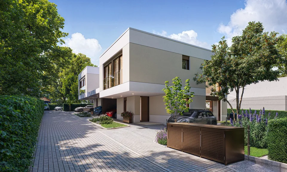 Zwei moderne Villen in Vésenaz