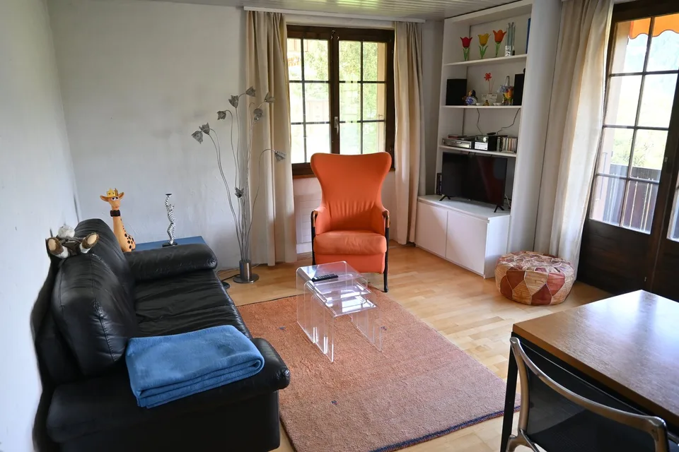 Charmante 4-Zimmer-Maisonette-Wohnung mit atemberaubendem Ausblick in Grindelwald