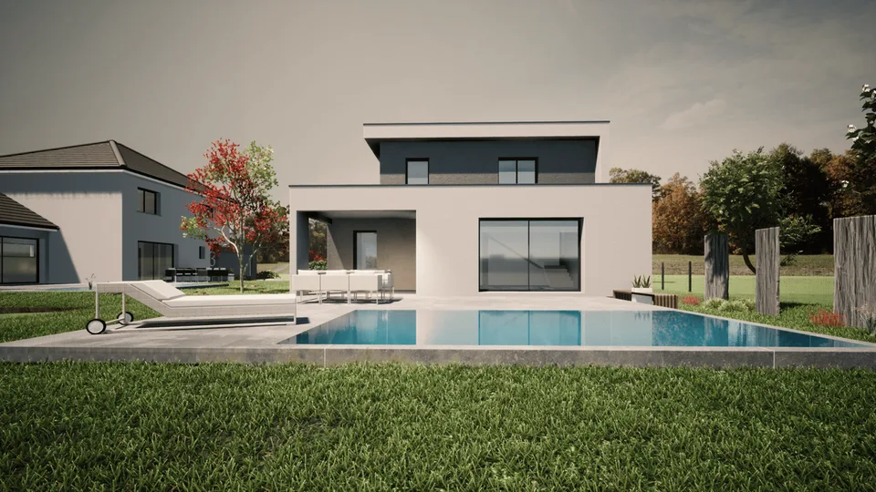 Bau Projekt in Saint-Louis neben Bourgfeldenersgrenze von Basel