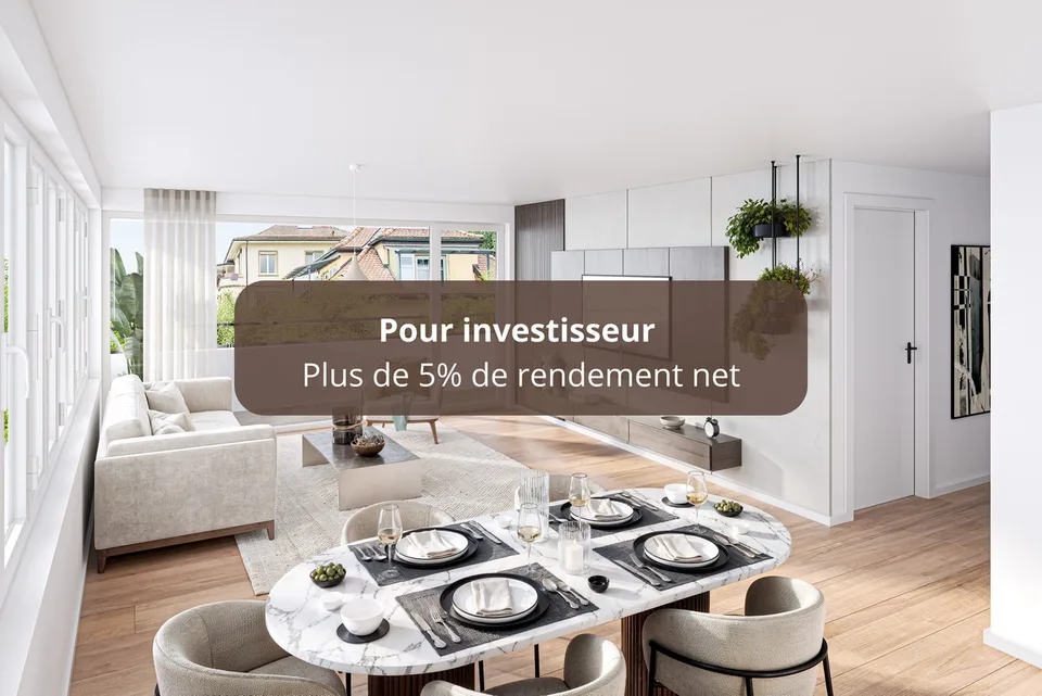 Opportunité d'investissement  Appartements de 3.5 pièces