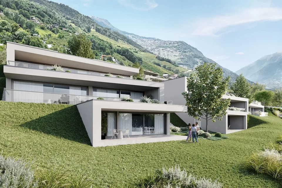 Neues Duplex-Apartment mit 4,5 Zimmern in Salins