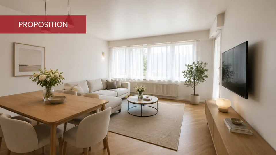 Appartamento di 2,5 locali nel centro di Crans – Terrazza & grande potenziale