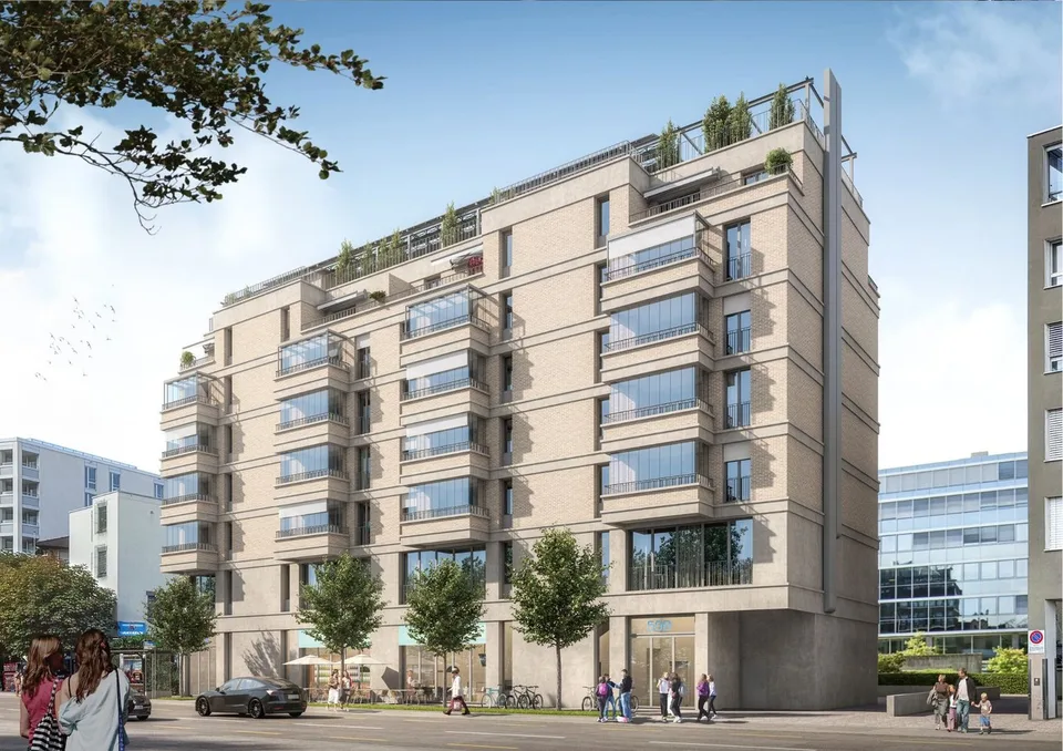Appartement 3.5 pièces avec DEUX balcons à 10 minutes de la gare principale de Zurich!!