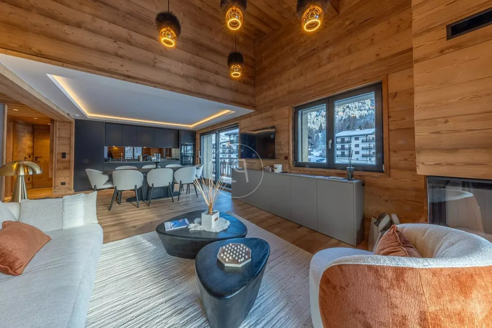 Prästigionsattique in Duplex in Rochebrune, Megève – Foto 9 von 13
