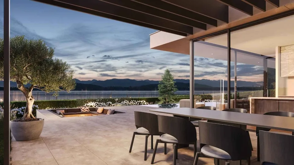 Villa d'eccezione sul lago - piscina a specchio & aree benessere