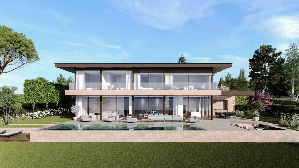 Villa d'eccezione sul lago - piscina a specchio e aree benessere – foto 11 di 13