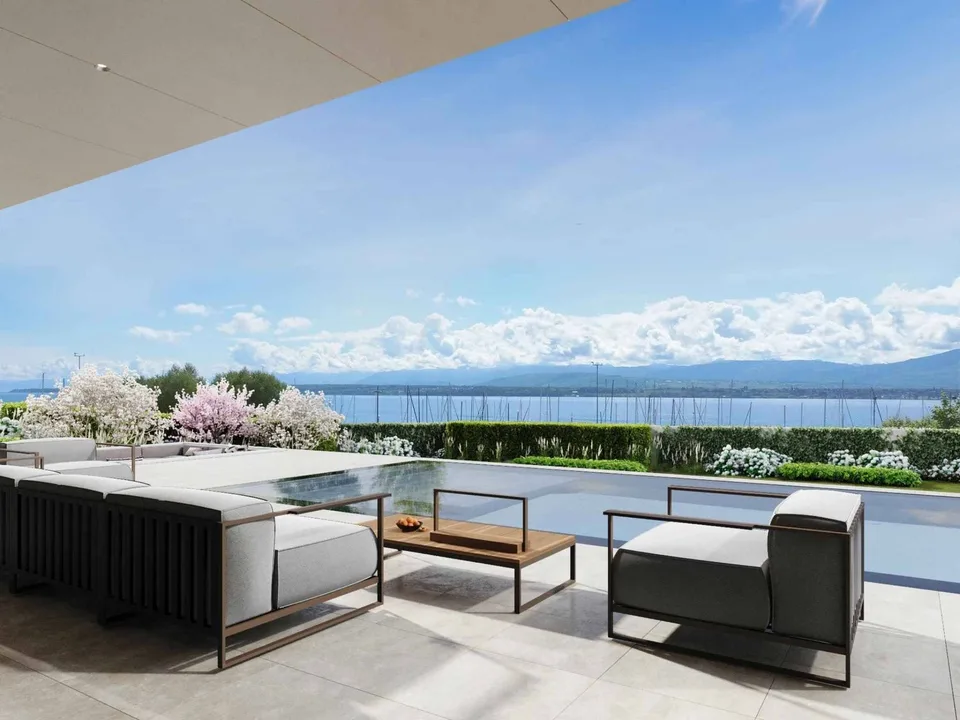 Villa d'eccezione sul lago - piscina a specchio & aree benessere