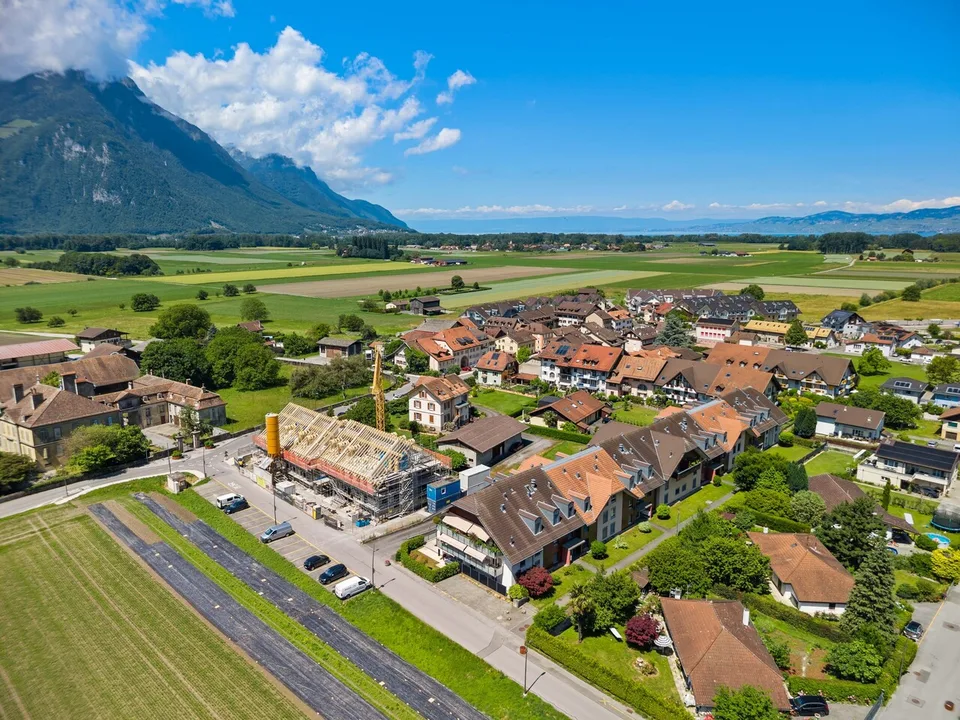 Superbe rez-de-jardin avec vue sur les Dents-du-Midi