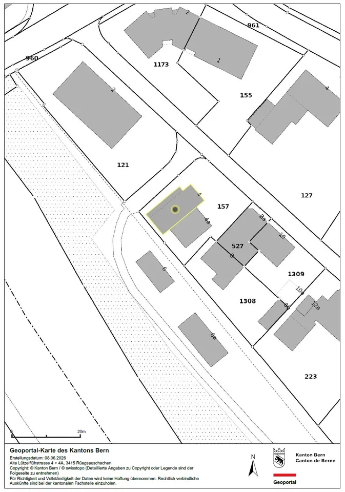 Casa residenziale e commerciale (Bistro al pianterreno) Rüegsauschachen