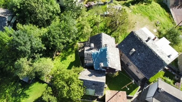 For Sale in Cerentino - Ancient Ticinese House with Typical Walser Rustic
