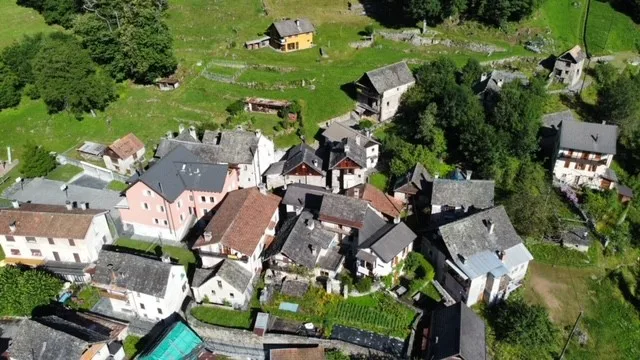 For Sale in Cerentino - Ancient Ticinese House with Typical Walser Rustic