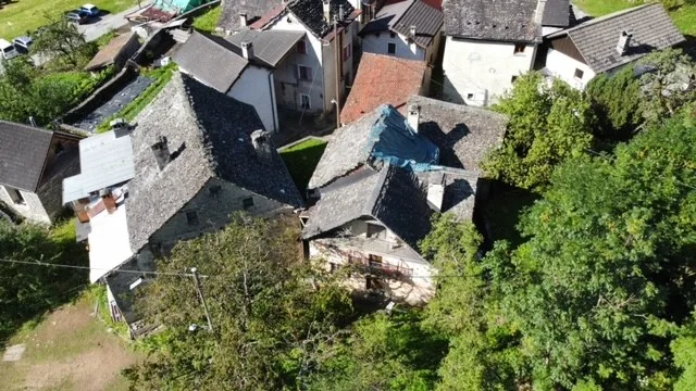 For Sale in Cerentino - Ancient Ticinese House with Typical Walser Rustic
