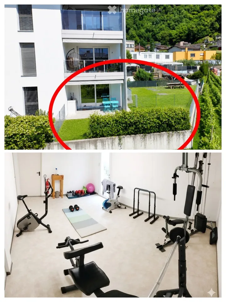 Appartement lumineux et spacieux avec jardin privé