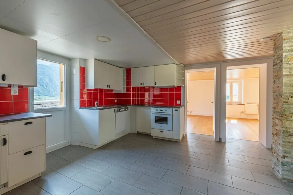 Wohnung 3p + Dachboden in einem Einfamilienhaus...