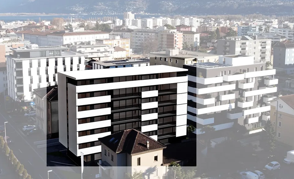 Appartement moderne d'une pièce avec balcon dans un emplacement stratégique à Locarno – photo 14 sur 14