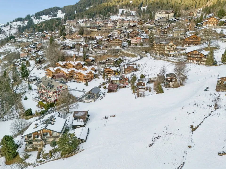 Grosszügige Baulandparzelle an sehr guter Lage in Wengen