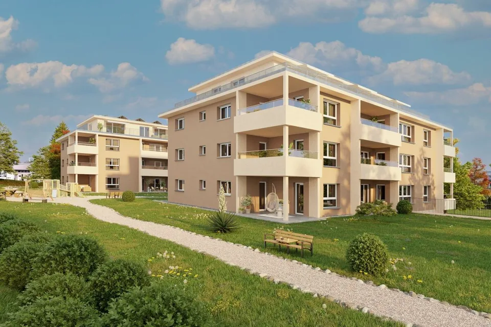 Parco residenziale Sud; appartamento in mansarda di 4,5 locali n. 15 con vista panoramica