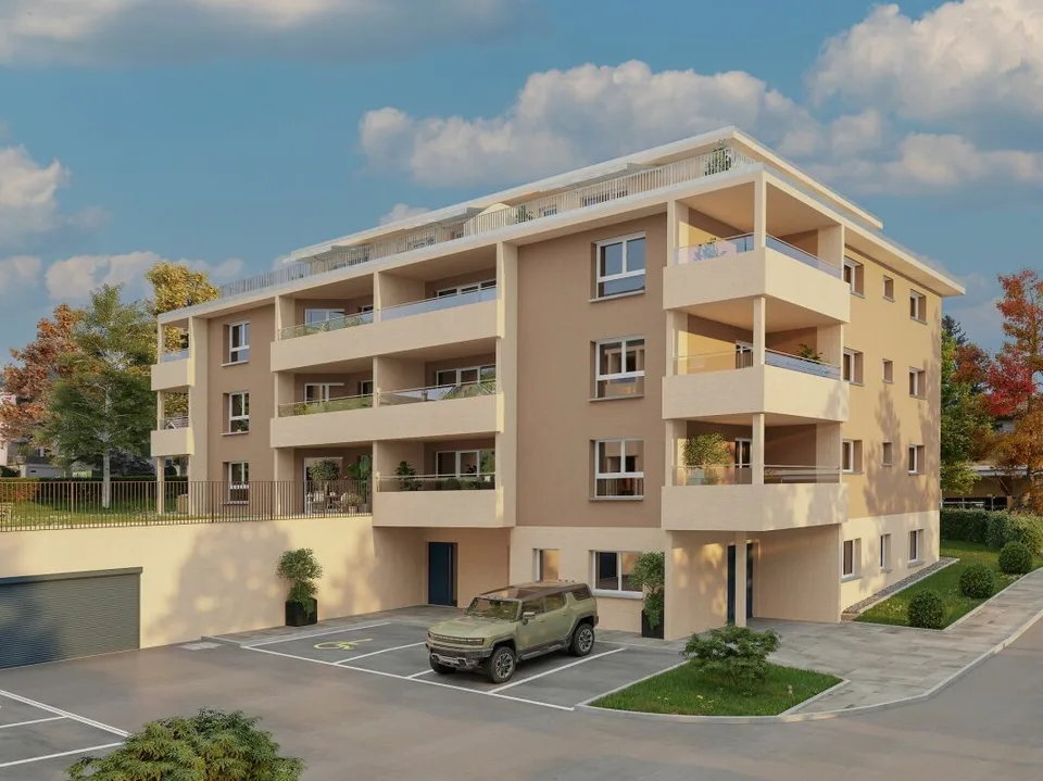 Parco residenziale Sud; appartamento in mansarda di 4,5 locali n. 15 con vista panoramica