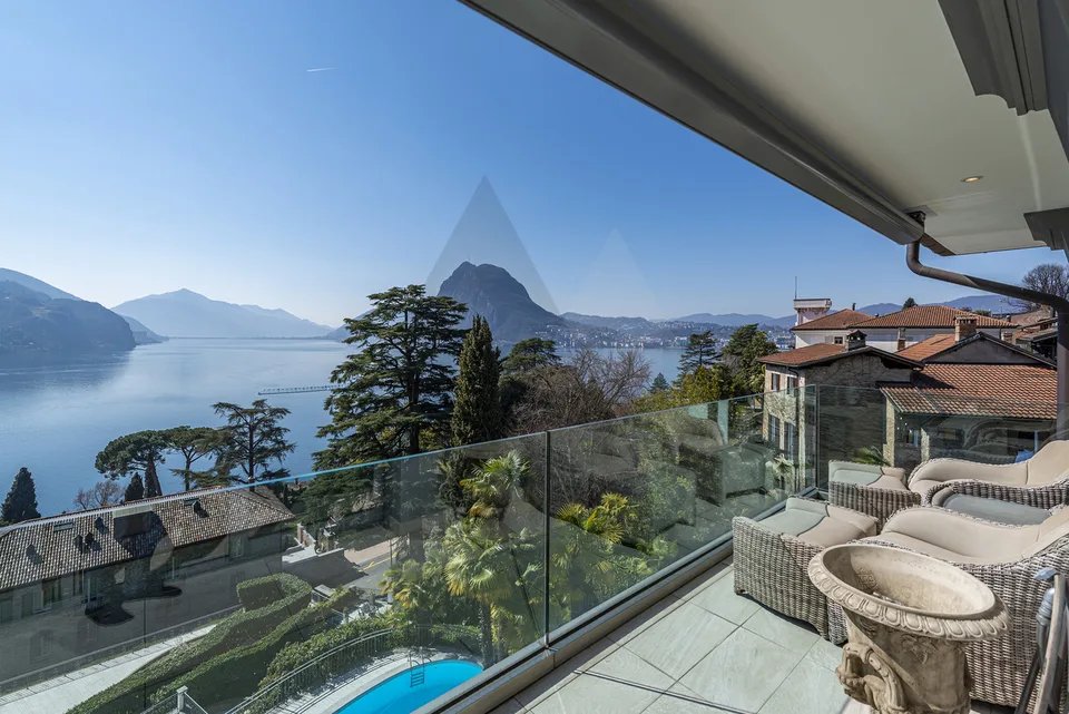 LUSSUOSO ATTICO VISTA LAGO A CASTAGNOLA – Foto 8 von 13