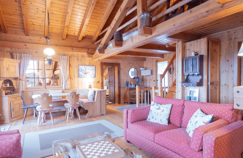 Two chalets with distinctive character, offering epic views over the mountains and valley.