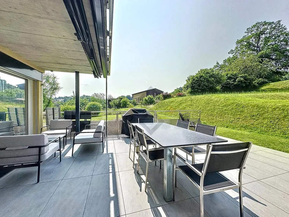 Appartement 4.5 pces avec jardin à 25 min de Fribourg