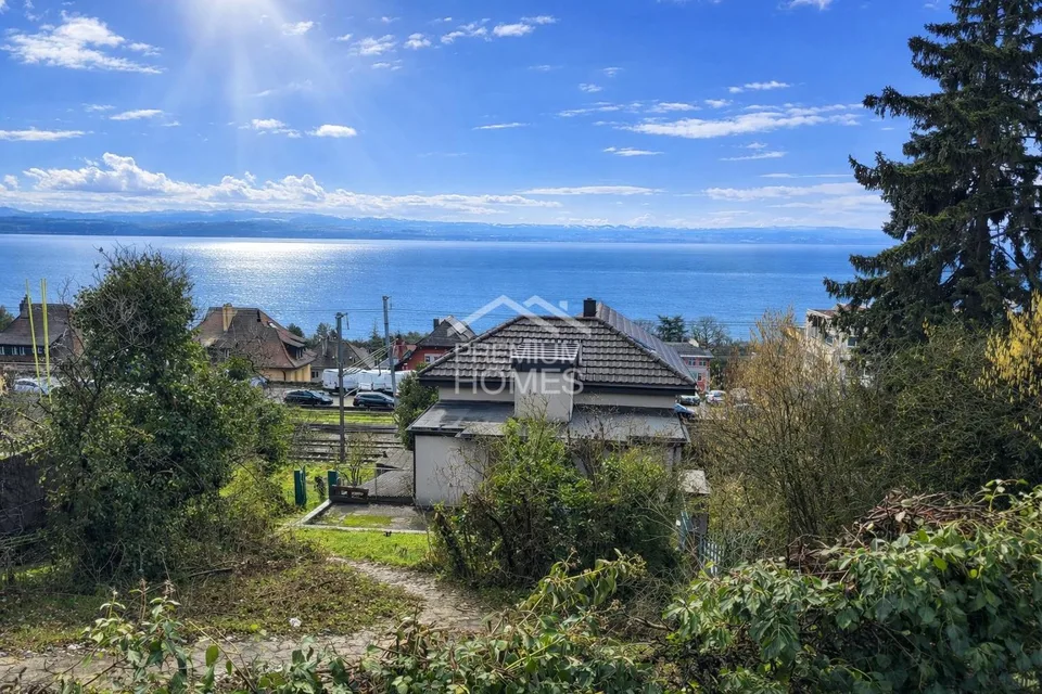 Blick auf den See und großes Potenzial